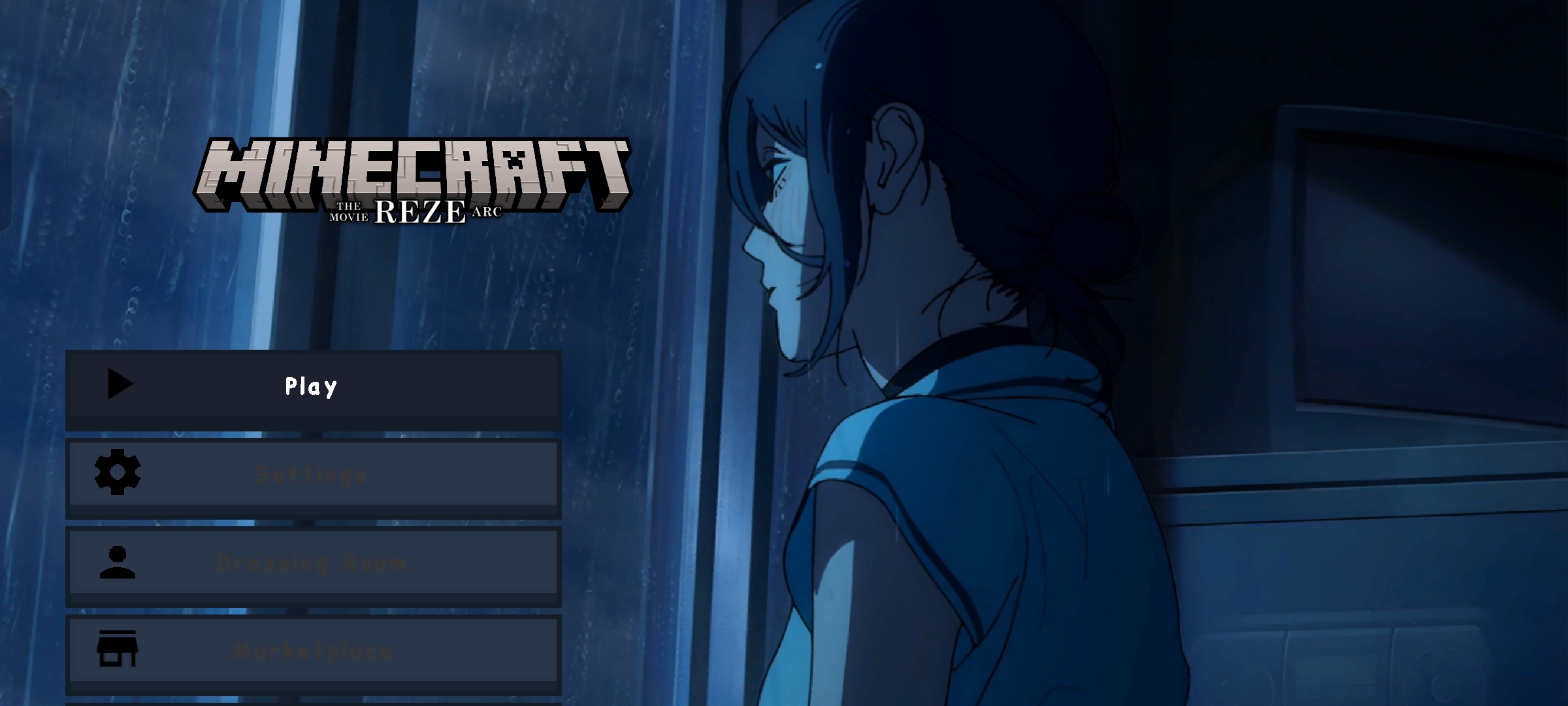 Animated Reze main menu